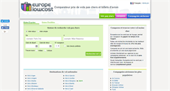 Desktop Screenshot of europelowcost.fr