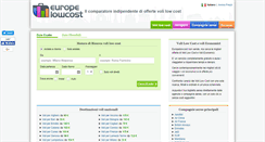 Desktop Screenshot of europelowcost.com