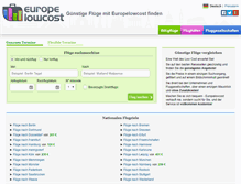 Tablet Screenshot of europelowcost.de